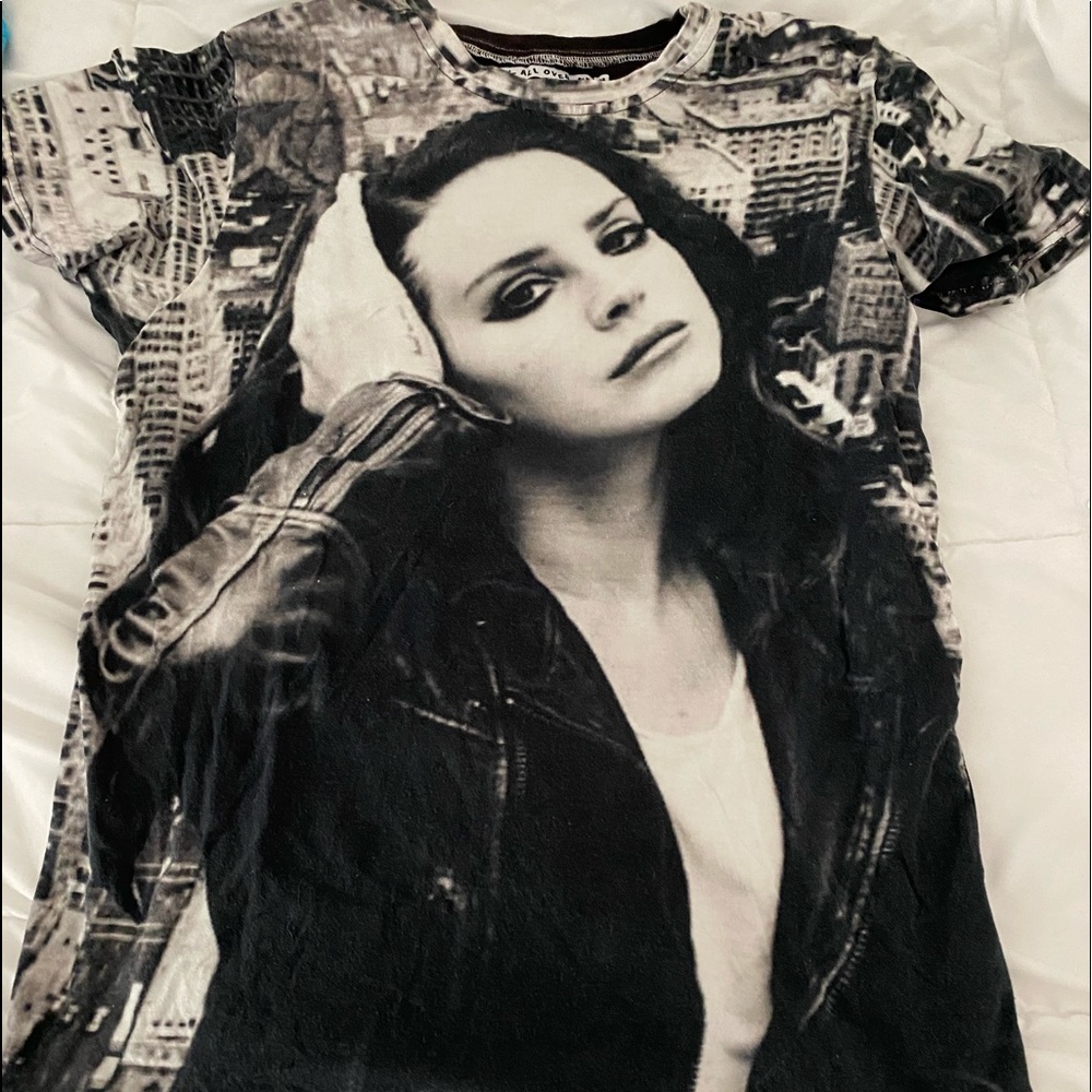 lana del rey full screen printed t-shirt